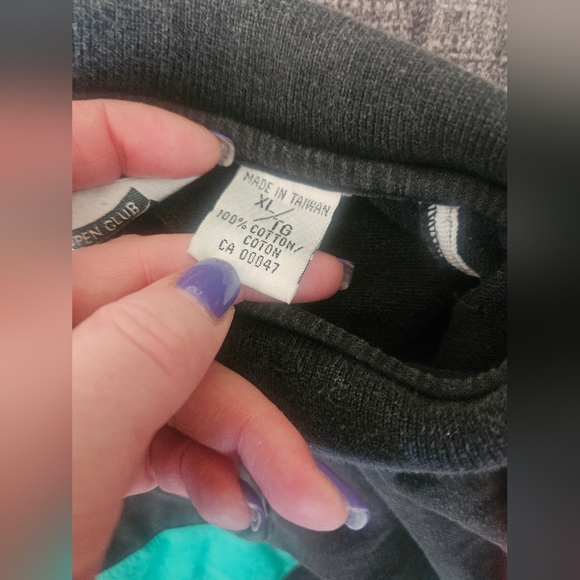 Vintage National Open Club Colourblock Polo. XL. 22ptp - Picture 4 of 7